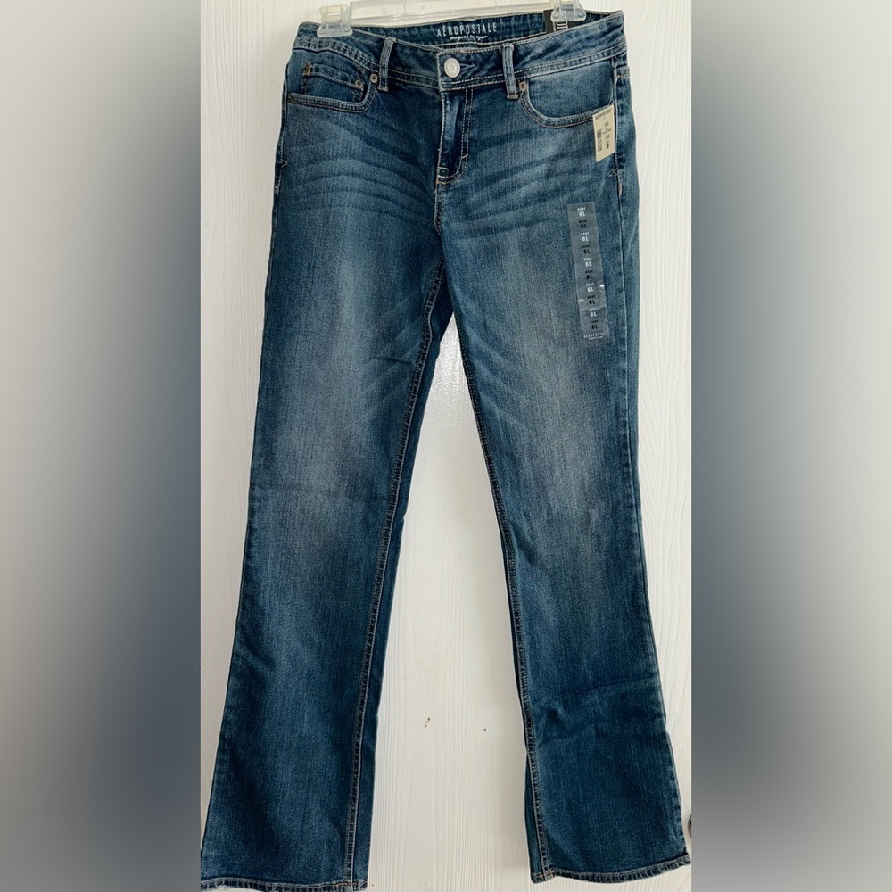 NWT Aeropostale womens boot cut jeans size 6L